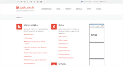 Desktop Screenshot of laskurini.fi