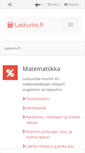 Mobile Screenshot of laskurini.fi